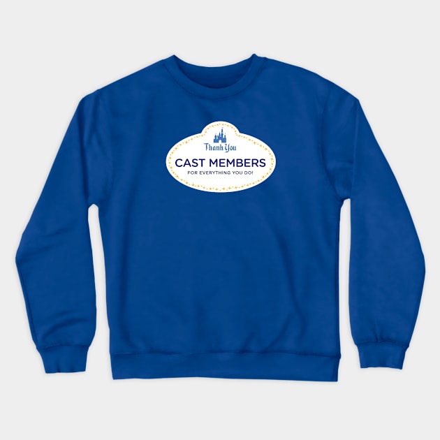 Thank You, Cast Members - Pocket Placement Crewneck Sweatshirt by Heyday Threads